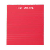 Notepad-Individuelle Name Notizblock (Vorderseite)