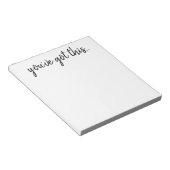 Notepad - Inspiration, die Sie got haben Notizblock (angewinkelt)