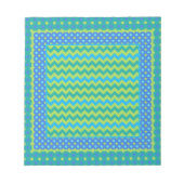 Notepad, Jotter, Mix'n'Match Chevrons, Polka Dots Notizblock (Vorderseite)
