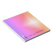 Notepad - Katzen sind Wunder mit Star (klein) Notizblock (angewinkelt)