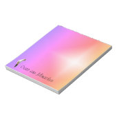 Notepad - Katzen sind Wunder mit Star (klein) Notizblock (Rotiert)