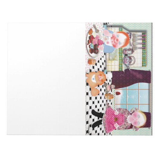 Notepad "Kochen mit Freunden" Notizblock (Vorderseite)