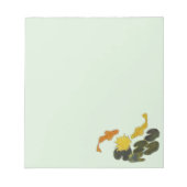 Notepad - Koi und Lily Pads Notizblock (Vorderseite)