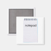 Notepad Kühlschrank Magnet (Vorderseite/Rückseite)