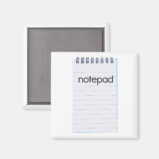 Notepad Kühlschrank Magnet (Vorderseite/Rückseite)