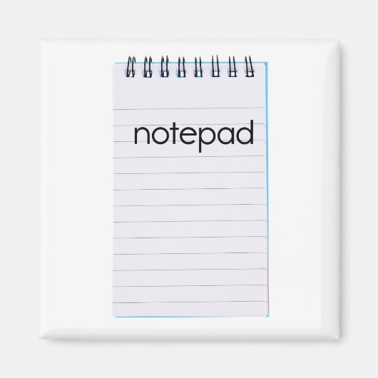 Notepad Kühlschrank Magnet (Vorne)