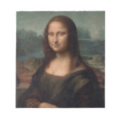 NOTEPAD: LEONARDO DA VINCI: DIE MONA LISA NOTIZBLOCK (Vorderseite)