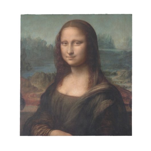 NOTEPAD: LEONARDO DA VINCI: DIE MONA LISA NOTIZBLOCK (Vorderseite)