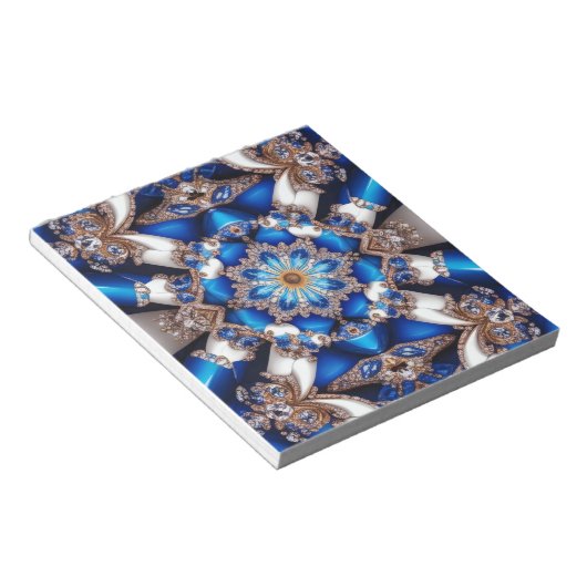 Notepad mit argentinischen Farben Modernes Design Notizblock (angewinkelt)