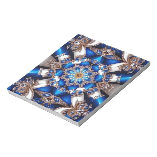 Notepad mit argentinischen Farben Modernes Design Notizblock (Rotiert)