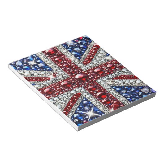 Notepad mit Britischen Farben Modernes Design Notizblock (angewinkelt)