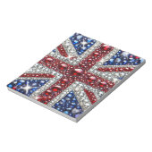 Notepad mit Britischen Farben Modernes Design Notizblock (Rotiert)