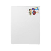 Notepad mit Couple Liebe - Kiss - I Liebe You Notizblock (Rotiert)