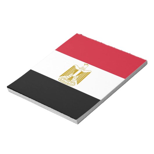 Notepad mit der Flagge Ägyptens Notizblock (Rotiert)