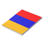 Notepad mit der Flagge Armeniens Notizblock (Rotiert)