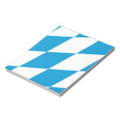 Notepad mit der Flagge Bayerns, Deutschland Notizblock (Rotiert)