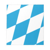 Notepad mit der Flagge Bayerns, Deutschland Notizblock (Vorderseite)