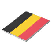 Notepad mit der Flagge Belgiens Notizblock (Rotiert)