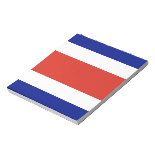 Notepad mit der Flagge Costa Ricas Notizblock (Rotiert)