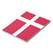 Notepad mit der Flagge Dänemarks Notizblock (Rotiert)