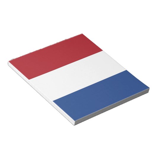 Notepad mit der Flagge der Niederlande Notizblock (angewinkelt)