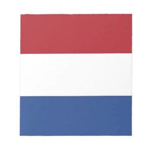 Notepad mit der Flagge der Niederlande Notizblock