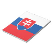 Notepad mit der Flagge der Slowakei Notizblock (Rotiert)