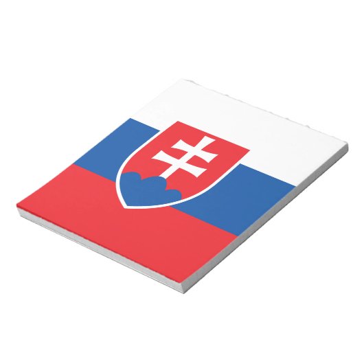Notepad mit der Flagge der Slowakei Notizblock (Rotiert)