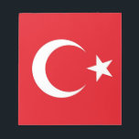 Notepad mit der Flagge der Türkei Notizblock<br><div class="desc">Phantastisch Notepad mit türkischer Flagge. Dieses Produkt ist anpassbar.</div>