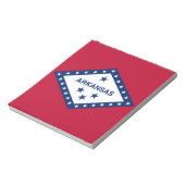 Notepad mit der Flagge des Arkansas-Staat Notizblock (Rotiert)
