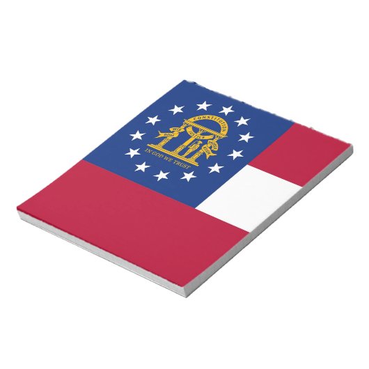 Notepad mit der Flagge des georgischen Staat Notizblock (Rotiert)