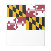 Notepad mit der Flagge des Maryland-Staat Notizblock (Vorderseite)