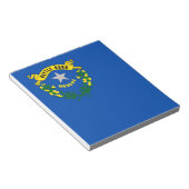 Notepad mit der Flagge des Nevada-Staat Notizblock (angewinkelt)