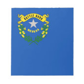 Notepad mit der Flagge des Nevada-Staat Notizblock (Vorderseite)