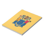 Notepad mit der Flagge des New Jersey-Staat Notizblock (Rotiert)