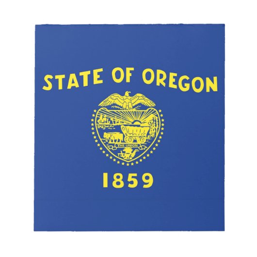 Notepad mit der Flagge des Oregon-Staat Notizblock (Vorderseite)