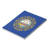 Notepad mit der Flagge des Staat New Hampshire Notizblock (Rotiert)