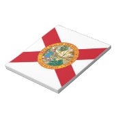 Notepad mit der Flagge des Staat von Florida Notizblock (Rotiert)