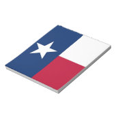 Notepad mit der Flagge des Texas-Staat Notizblock (Rotiert)