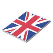 Notepad mit der Flagge des Vereinigten Königreichs Notizblock (Rotiert)