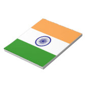 Notepad mit der Flagge Indiens Notizblock (Rotiert)