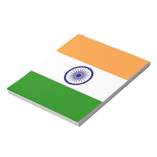 Notepad mit der Flagge Indiens Notizblock (Rotiert)
