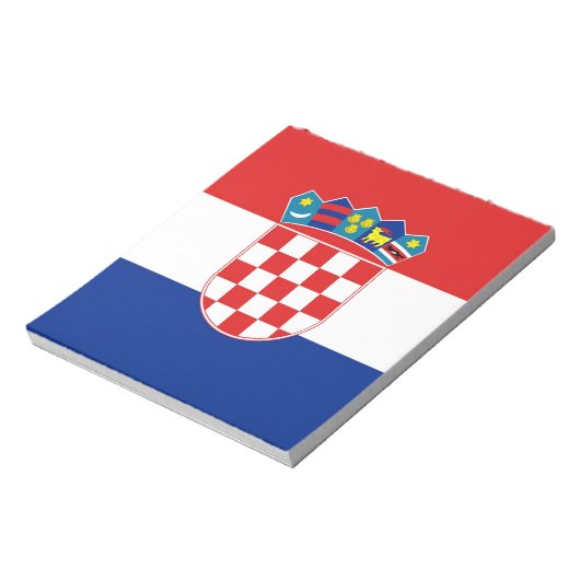 Notepad mit der Flagge Kroatiens Notizblock (Rotiert)