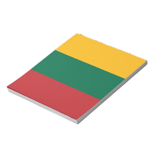 Notepad mit der Flagge Litauens Notizblock (Rotiert)