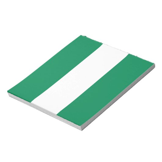 Notepad mit der Flagge Nigerias Notizblock (Rotiert)