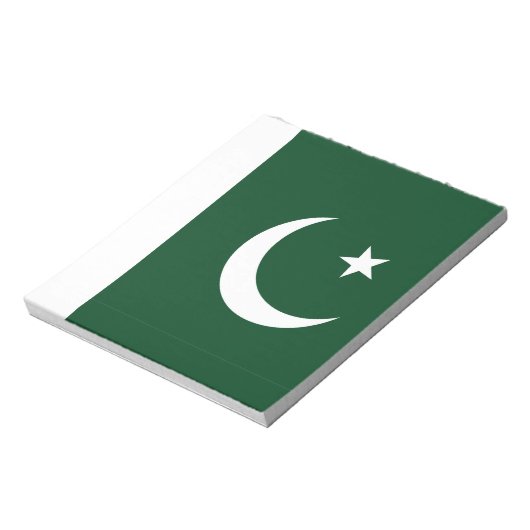 Notepad mit der Flagge Pakistans Notizblock (Rotiert)