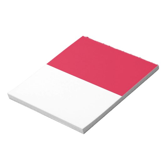 Notepad mit der Flagge Polens Notizblock (Rotiert)