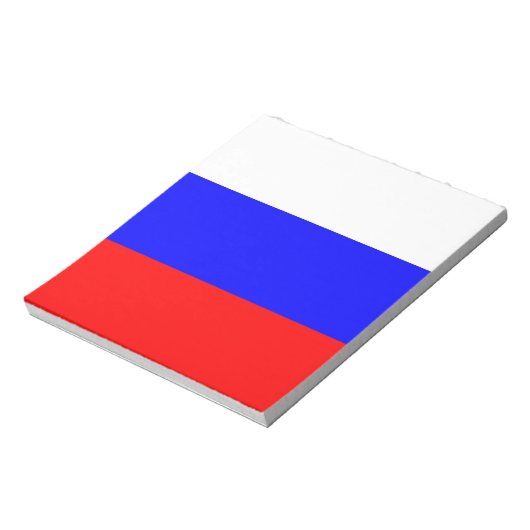 Notepad mit der Flagge Russlands Notizblock (Rotiert)
