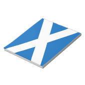 Notepad mit der Flagge Schottlands Notizblock (Rotiert)