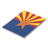 Notepad mit der Flagge von Arizona-Staaten Notizblock (Rotiert)